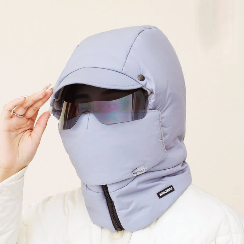 Sherum  4 in 1 Winter Down Trapper Hat