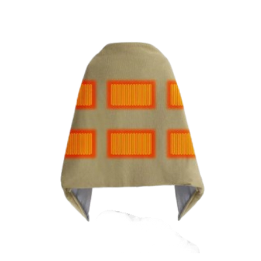 Sherum Portable Soft Zipper Electric Heated Blanket Shawl