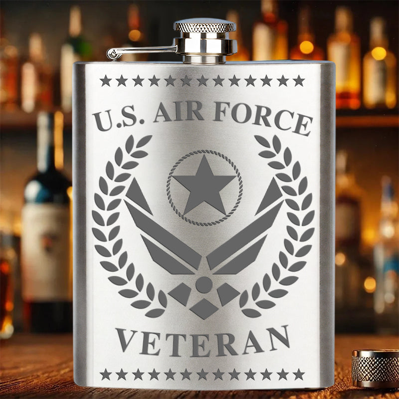 Sherum Stainless Steel Military Veteran Flasks