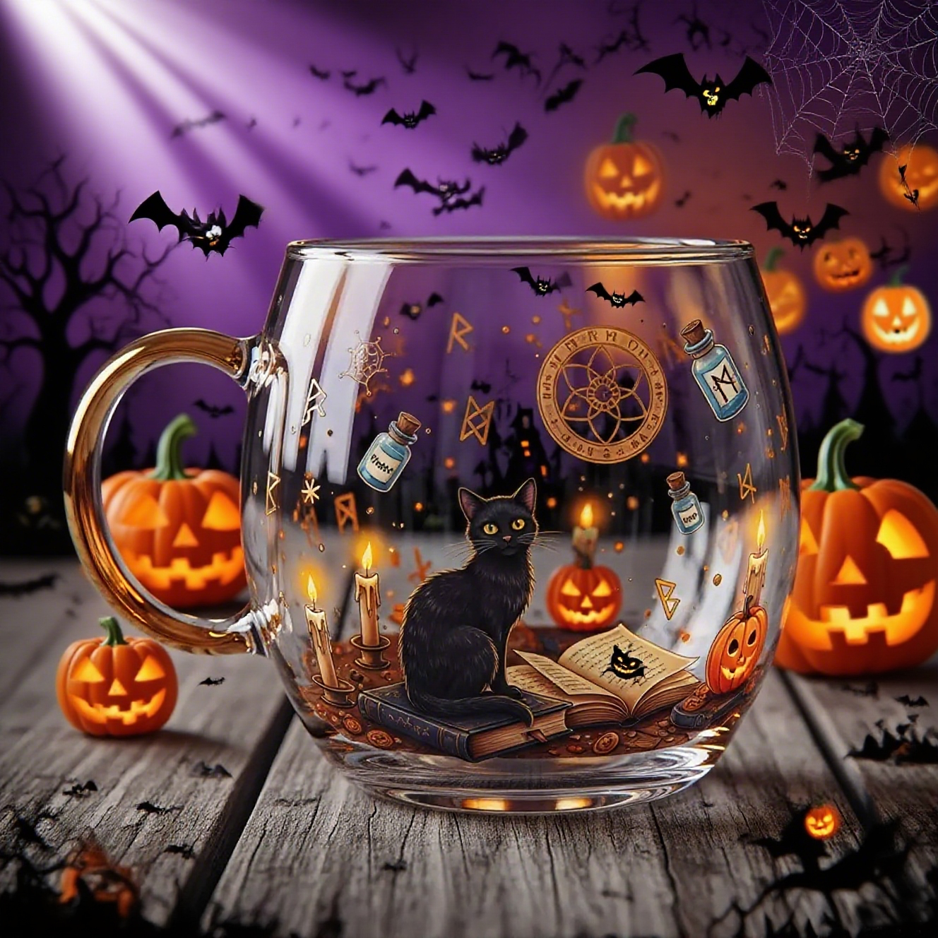 Sherum Haunted Path Halloween Mug