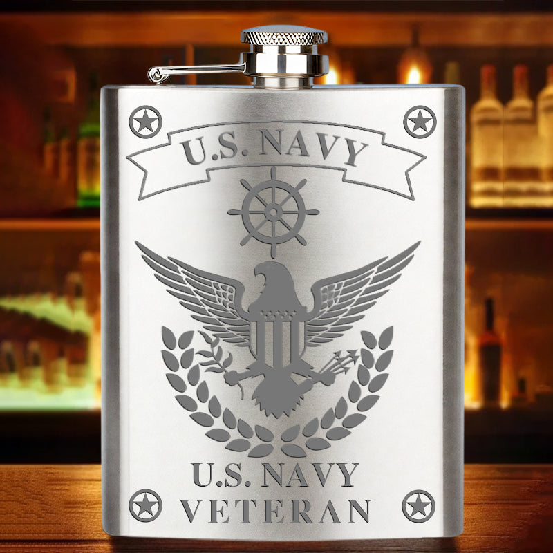Sherum Stainless Steel Military Veteran Flasks