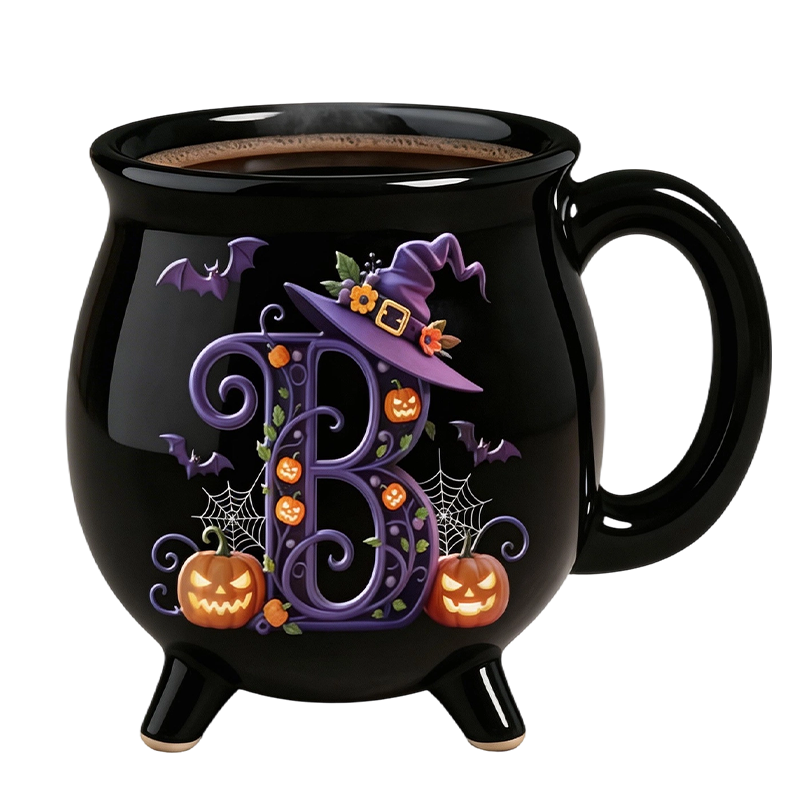 Sherum Ceramic Witch Cauldron Coffee Mug