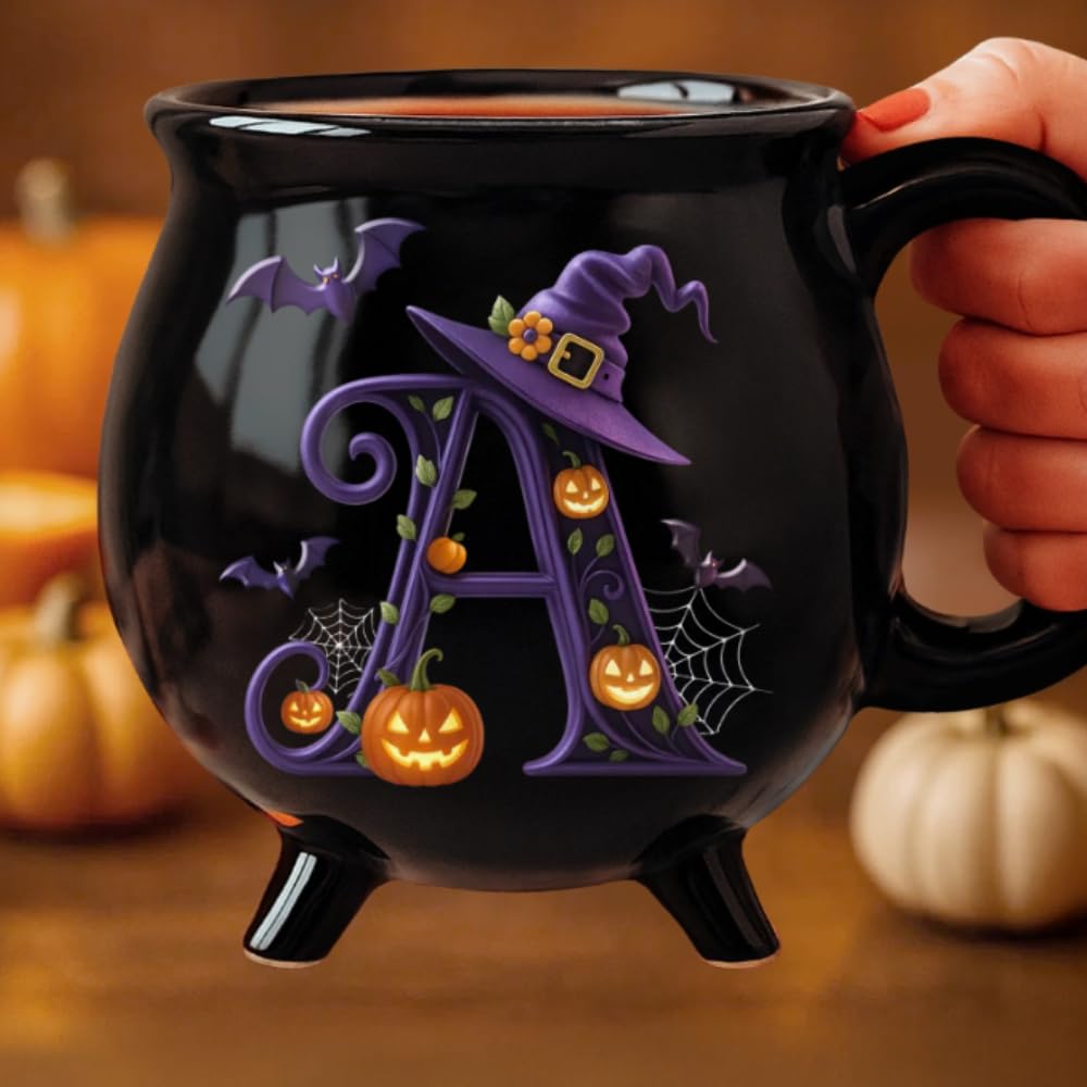 Sherum Ceramic Witch Cauldron Coffee Mug