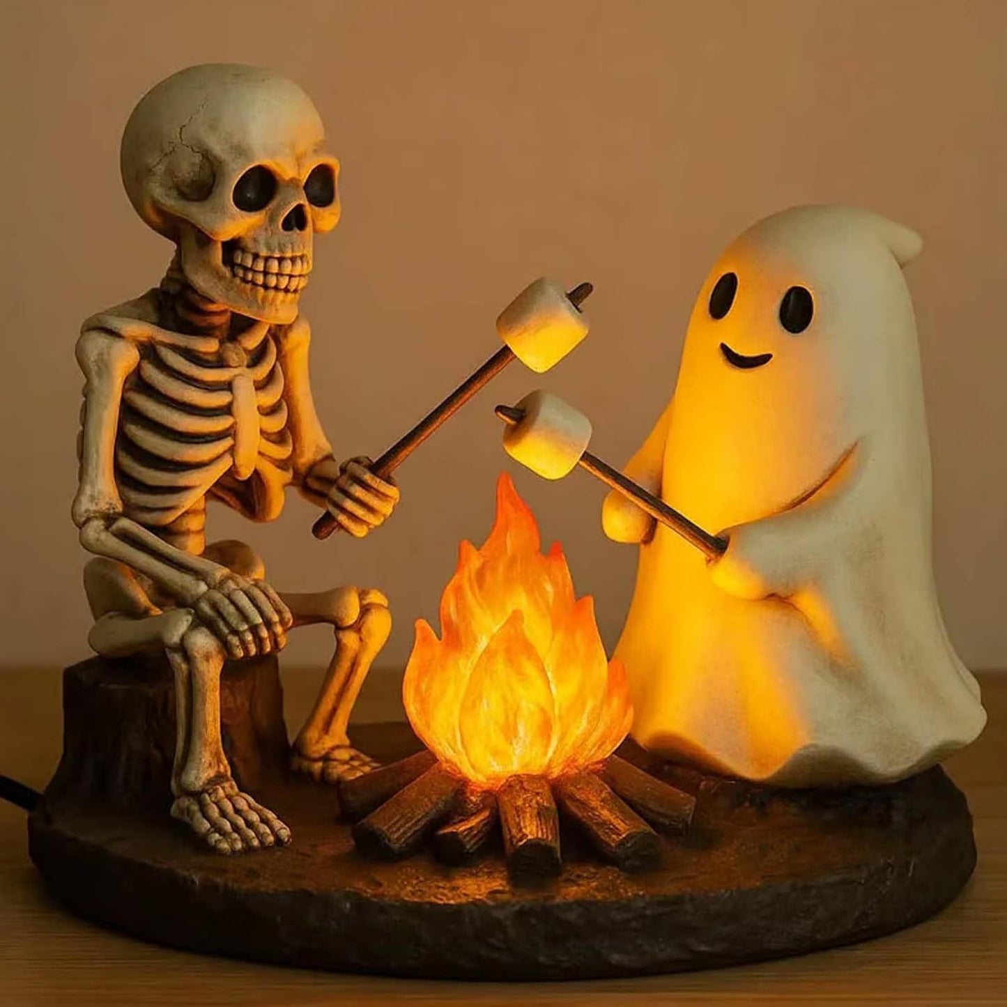 Sherum Skeleton & Ghost Bonfire Night Lamp