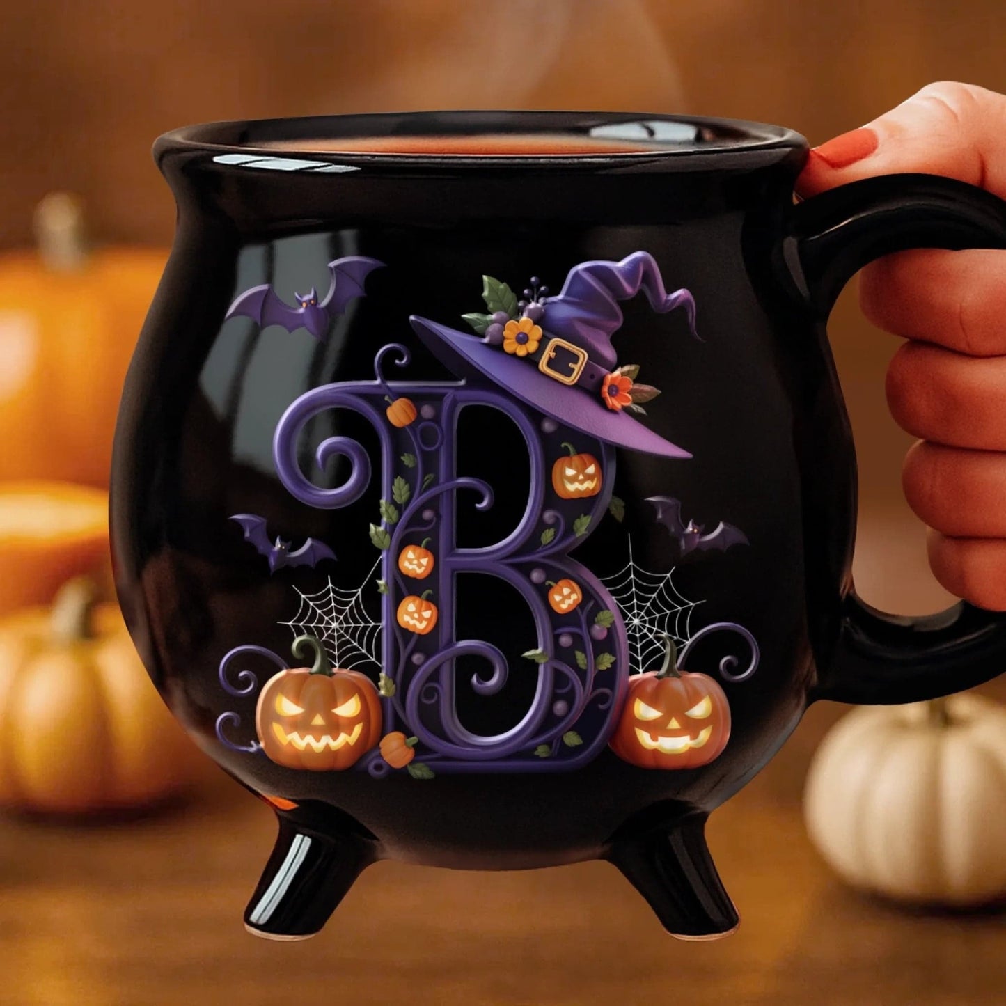 Sherum Ceramic Witch Cauldron Coffee Mug
