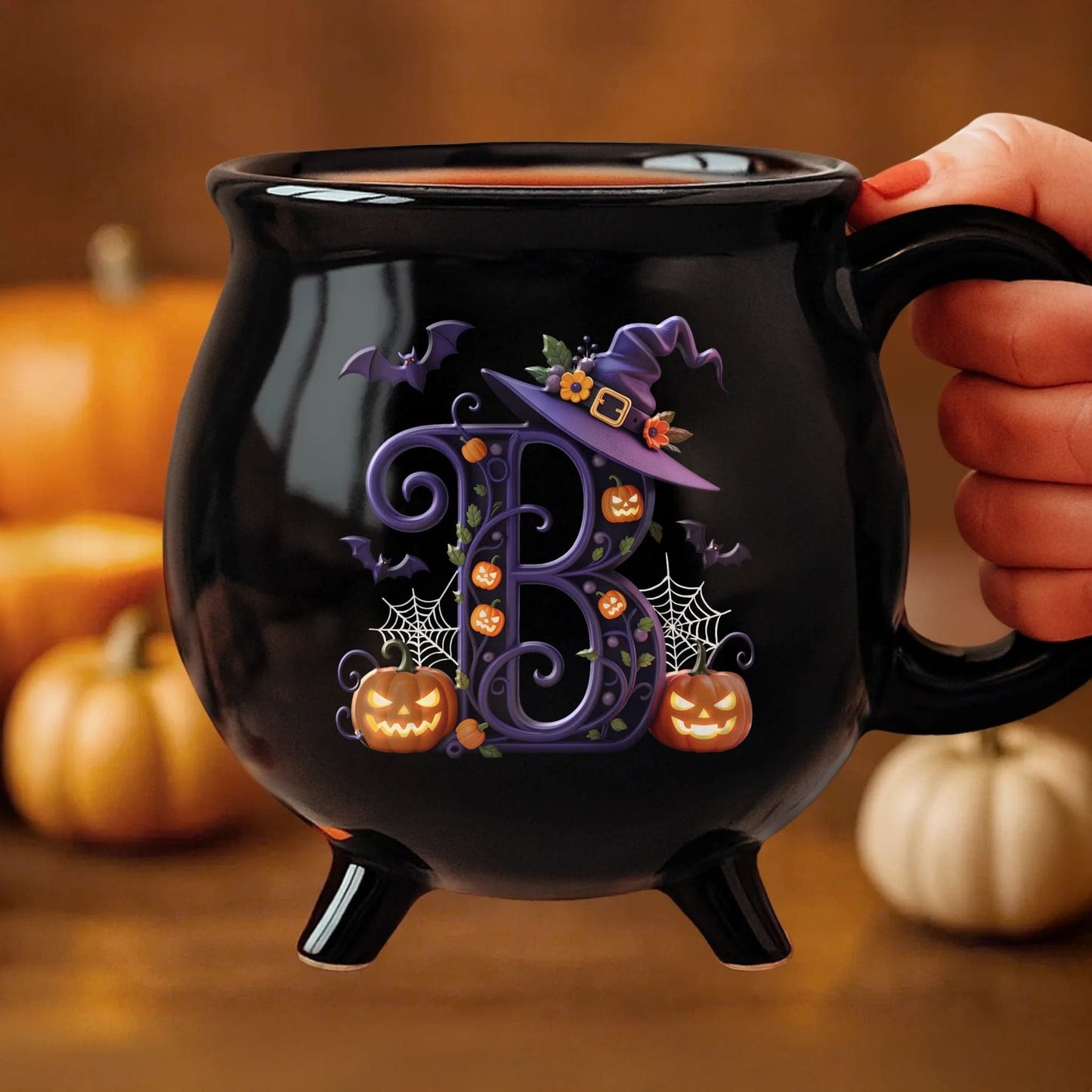 Sherum Ceramic Witch Cauldron Coffee Mug