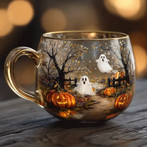 Sherum Haunted Path Halloween Mug