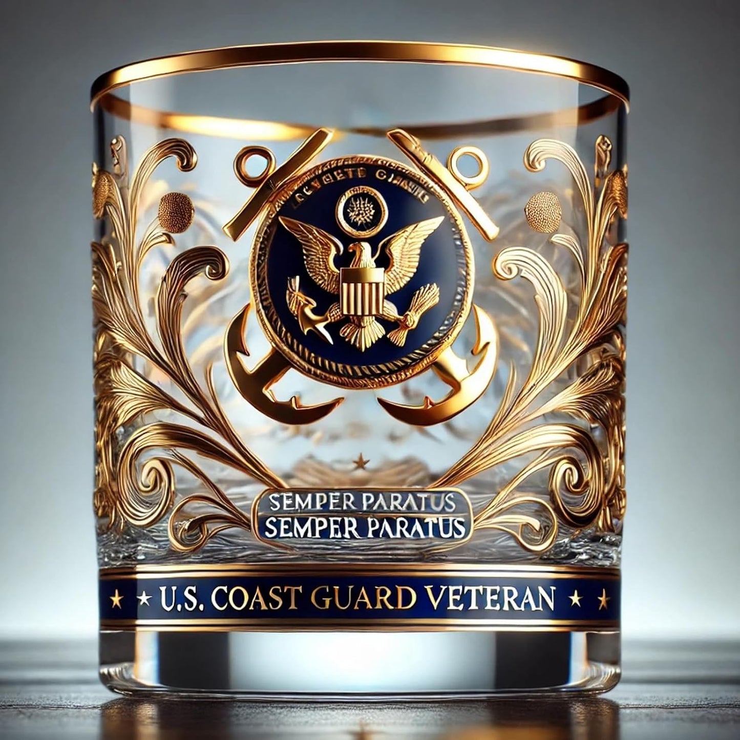 Sherum Veteran Tribute Glass