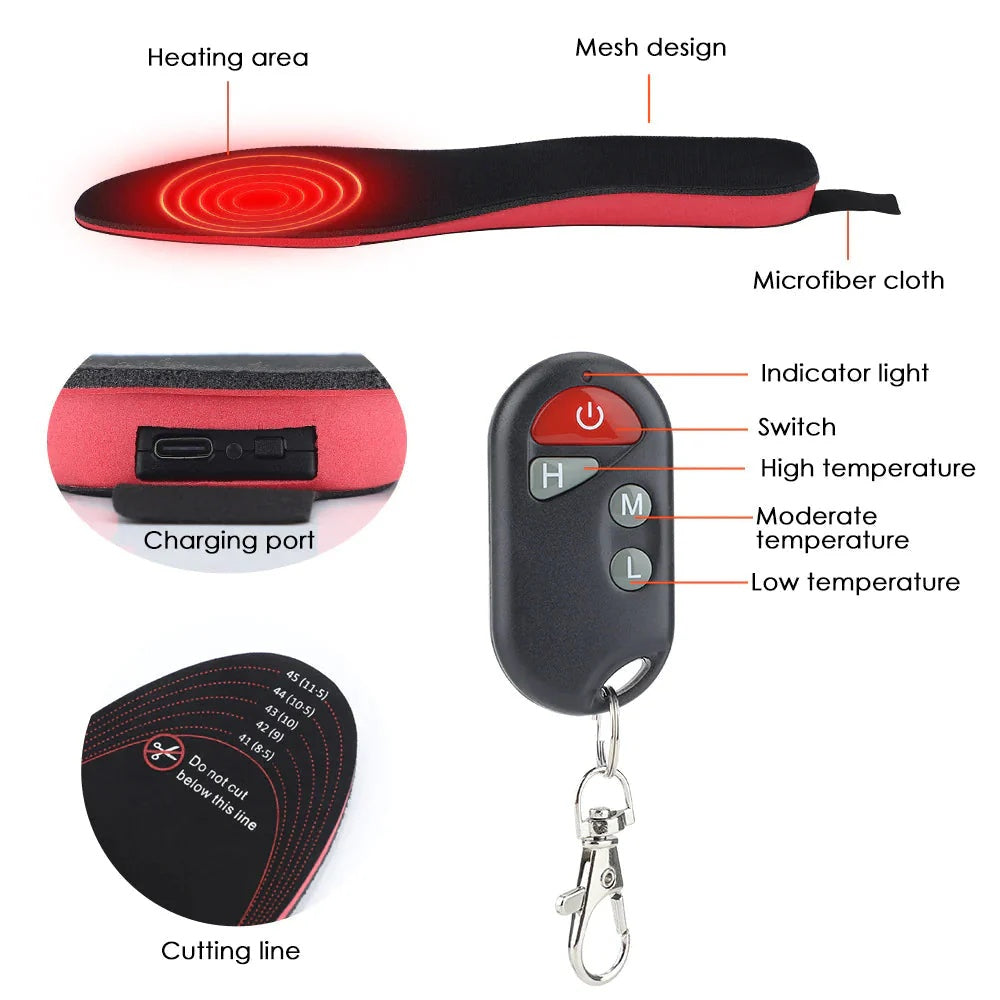 Sherum FootEase Wireless Heated Insoles