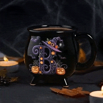 Sherum Ceramic Witch Cauldron Coffee Mug